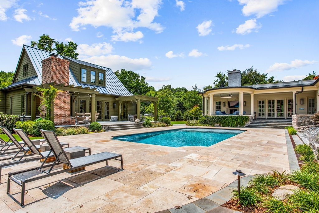Elegant Nashville, TN Estate Seamlessly Combines Style, Functionality, and Impressive Amenities, Asking $10.5M