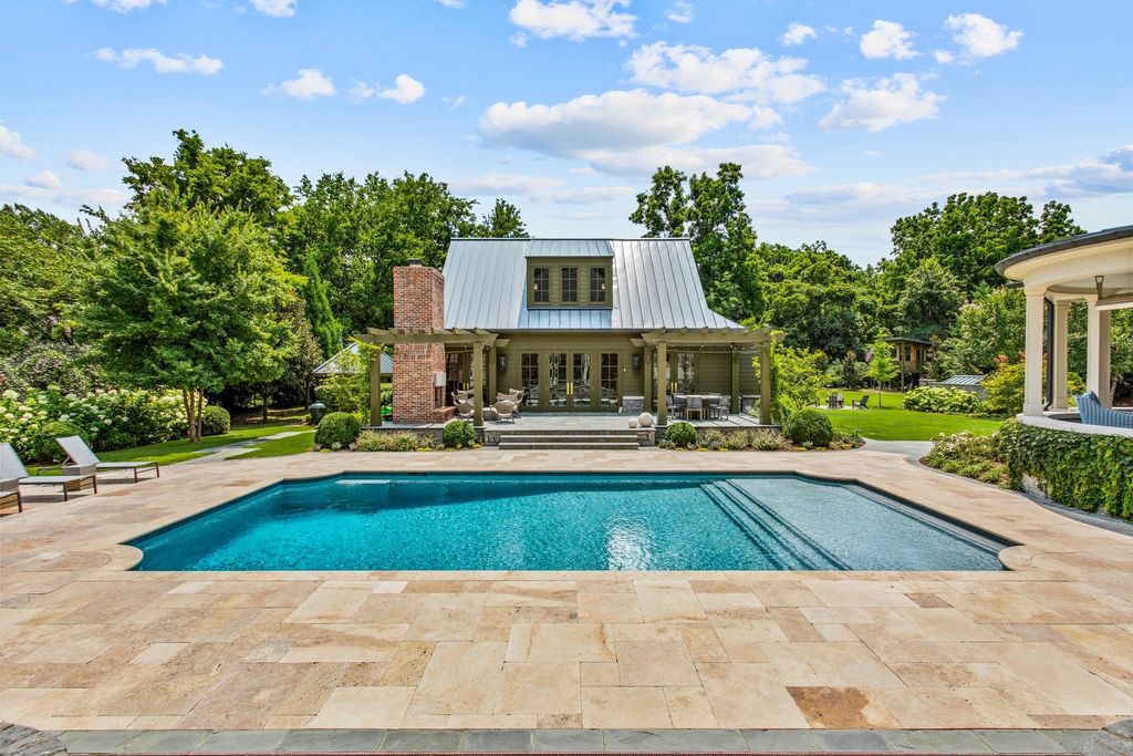 Elegant Nashville, TN Estate Seamlessly Combines Style, Functionality, and Impressive Amenities, Asking $10.5M