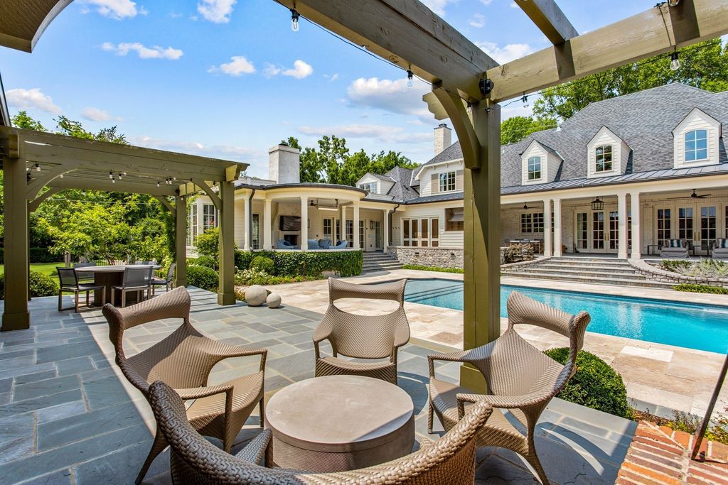 Elegant Nashville, TN Estate Seamlessly Combines Style, Functionality, and Impressive Amenities, Asking $10.5M