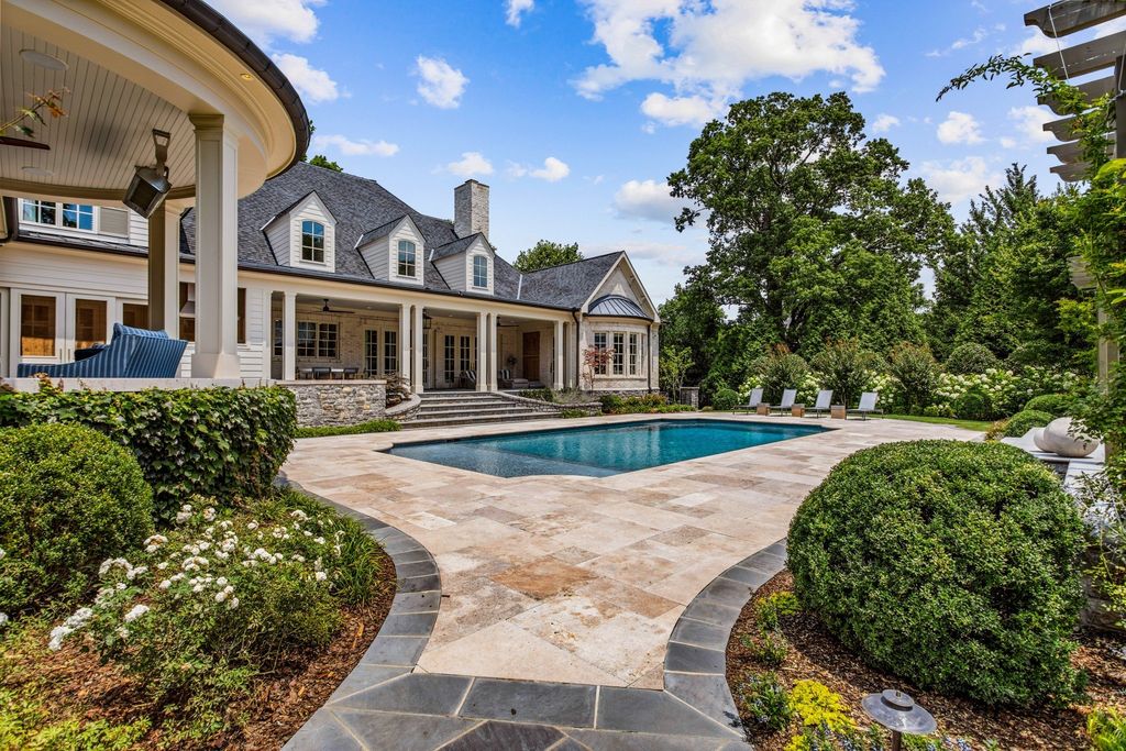Elegant Nashville, TN Estate Seamlessly Combines Style, Functionality, and Impressive Amenities, Asking $10.5M