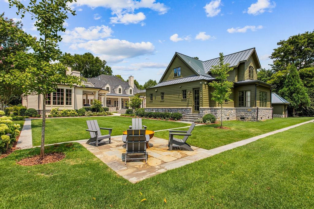 Elegant Nashville, TN Estate Seamlessly Combines Style, Functionality, and Impressive Amenities, Asking $10.5M