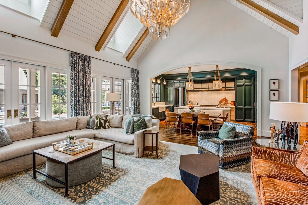 Elegant Nashville, TN Estate Seamlessly Combines Style, Functionality, and Impressive Amenities, Asking $10.5M