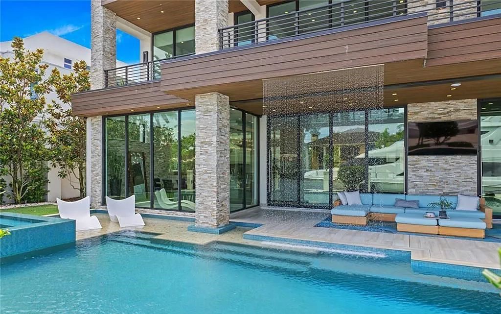 Experience luxury waterfront living at its finest at 2437 Delmar Place, Fort Lauderdale, Florida! This stunning modern estate features 6 bedrooms, 10 bathrooms, and over 7,000 sq ft of living space on an oversized lot with a 12x103 ft concrete dock and privacy gate.