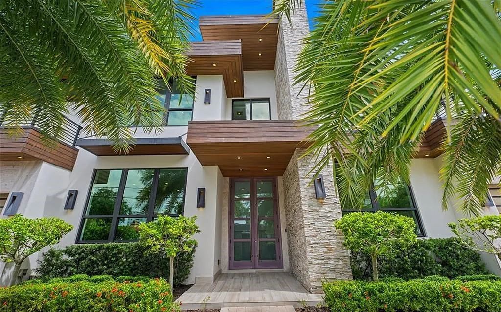 Experience luxury waterfront living at its finest at 2437 Delmar Place, Fort Lauderdale, Florida! This stunning modern estate features 6 bedrooms, 10 bathrooms, and over 7,000 sq ft of living space on an oversized lot with a 12x103 ft concrete dock and privacy gate.