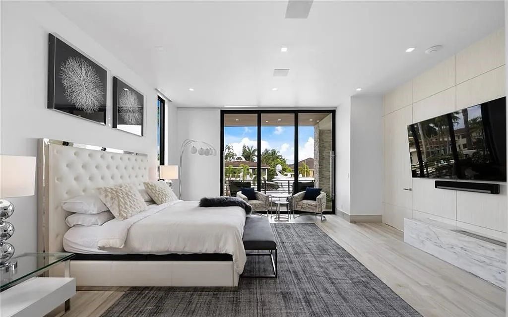 Experience luxury waterfront living at its finest at 2437 Delmar Place, Fort Lauderdale, Florida! This stunning modern estate features 6 bedrooms, 10 bathrooms, and over 7,000 sq ft of living space on an oversized lot with a 12x103 ft concrete dock and privacy gate.