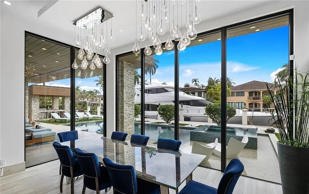 Experience luxury waterfront living at its finest at 2437 Delmar Place, Fort Lauderdale, Florida! This stunning modern estate features 6 bedrooms, 10 bathrooms, and over 7,000 sq ft of living space on an oversized lot with a 12x103 ft concrete dock and privacy gate.