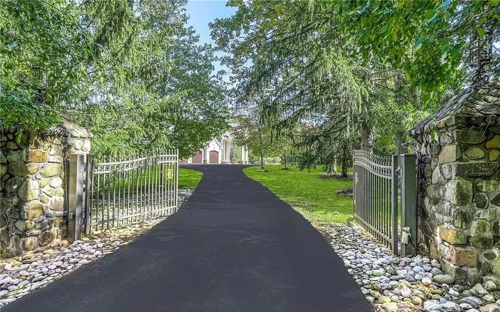 Exquisite Montebello, NY Home with Silent Forest, Scenic Views, and Private Pond, Listed at $4.999M