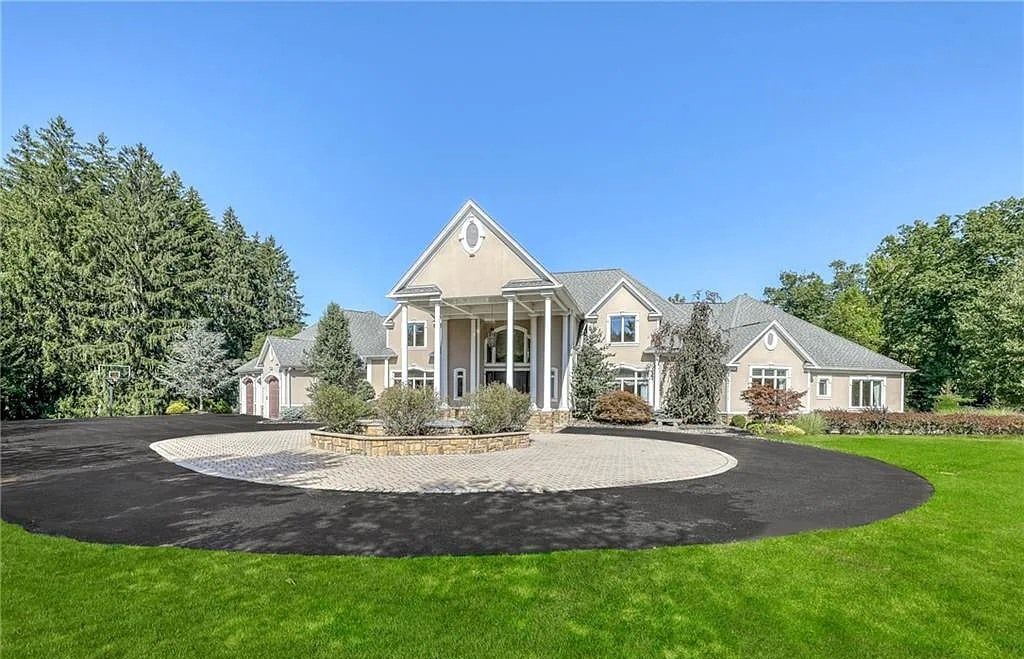 Exquisite Montebello, NY Home with Silent Forest, Scenic Views, and Private Pond, Listed at $4.999M