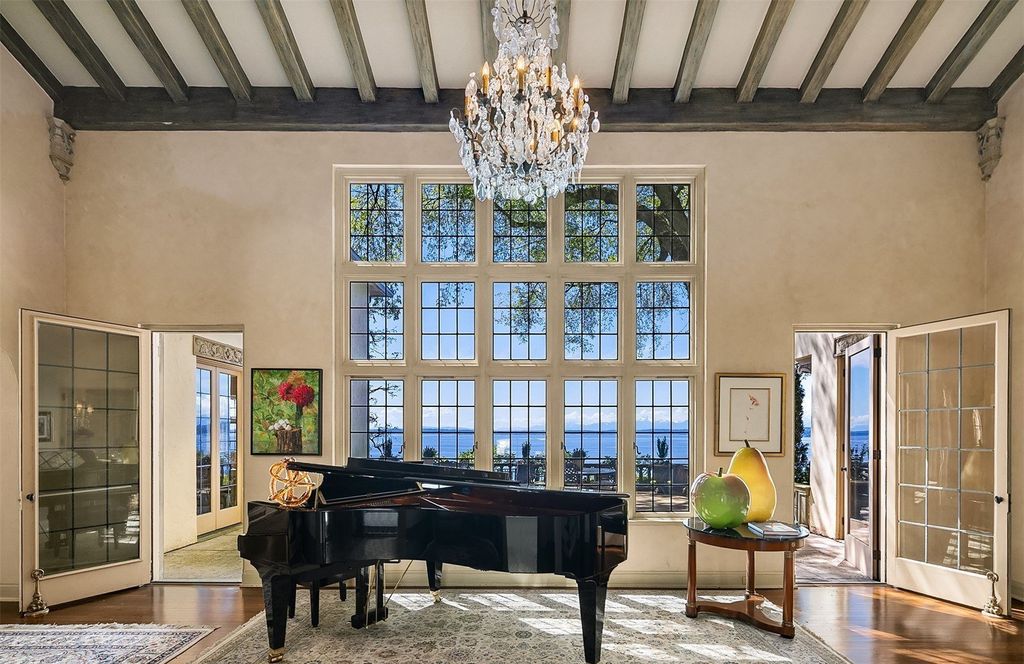 Extraordinary Edwin Ivey Storybook Home with Stunning Mountain Views in Shoreline, WA,  Available for $9.5M
