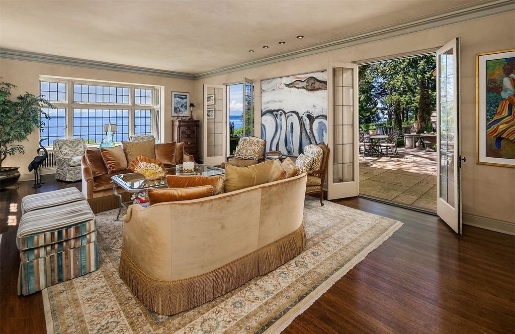 Extraordinary Edwin Ivey Storybook Home with Stunning Mountain Views in Shoreline, WA,  Available for $9.5M