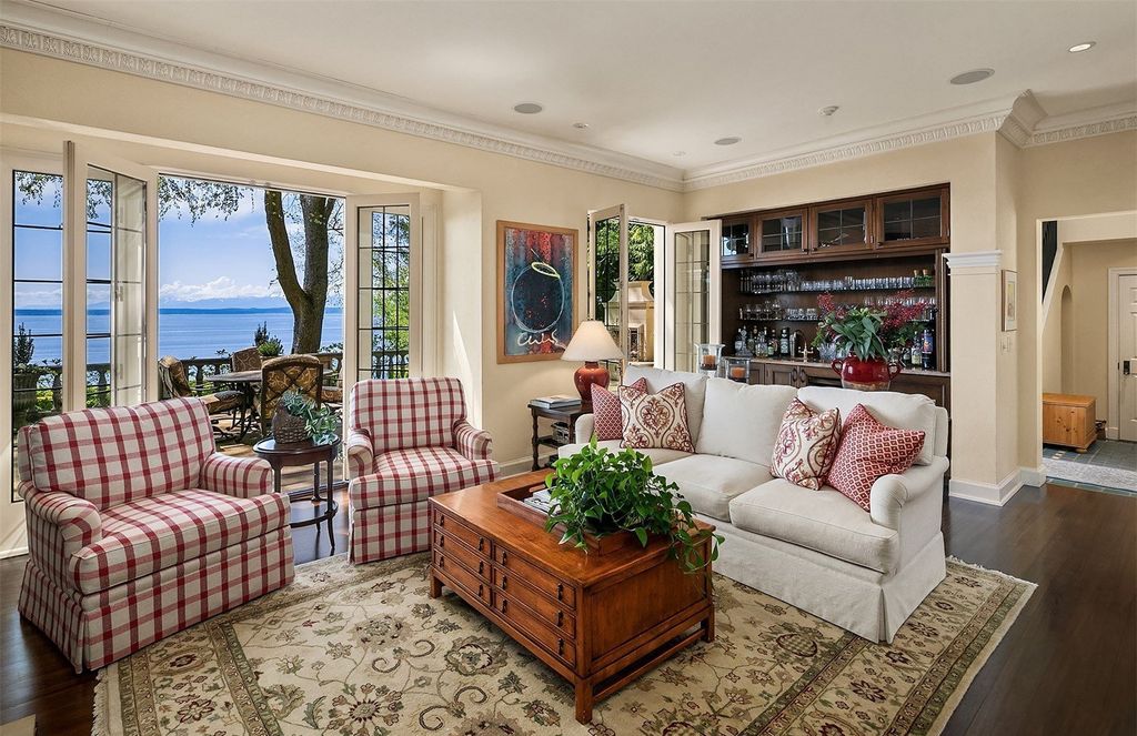Extraordinary Edwin Ivey Storybook Home with Stunning Mountain Views in Shoreline, WA,  Available for $9.5M
