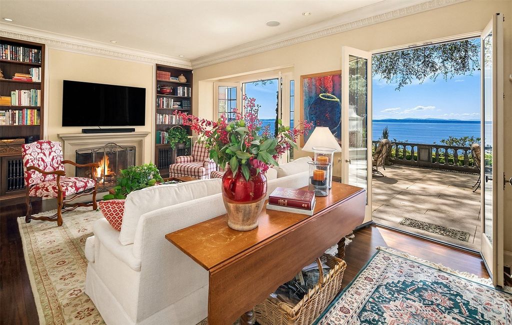Extraordinary Edwin Ivey Storybook Home with Stunning Mountain Views in Shoreline, WA,  Available for $9.5M
