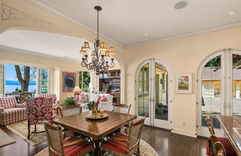 Extraordinary Edwin Ivey Storybook Home with Stunning Mountain Views in Shoreline, WA,  Available for $9.5M