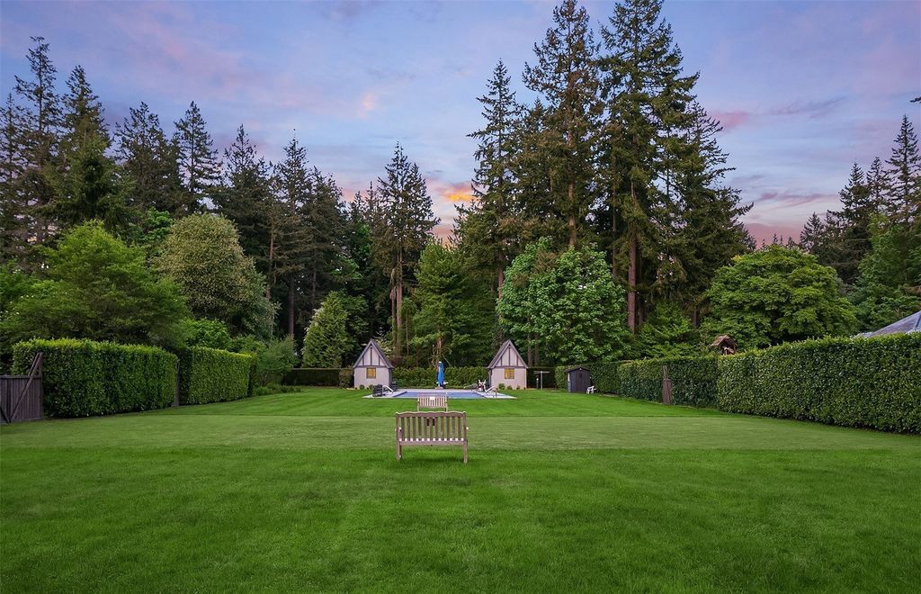 Extraordinary Edwin Ivey Storybook Home with Stunning Mountain Views in Shoreline, WA,  Available for $9.5M