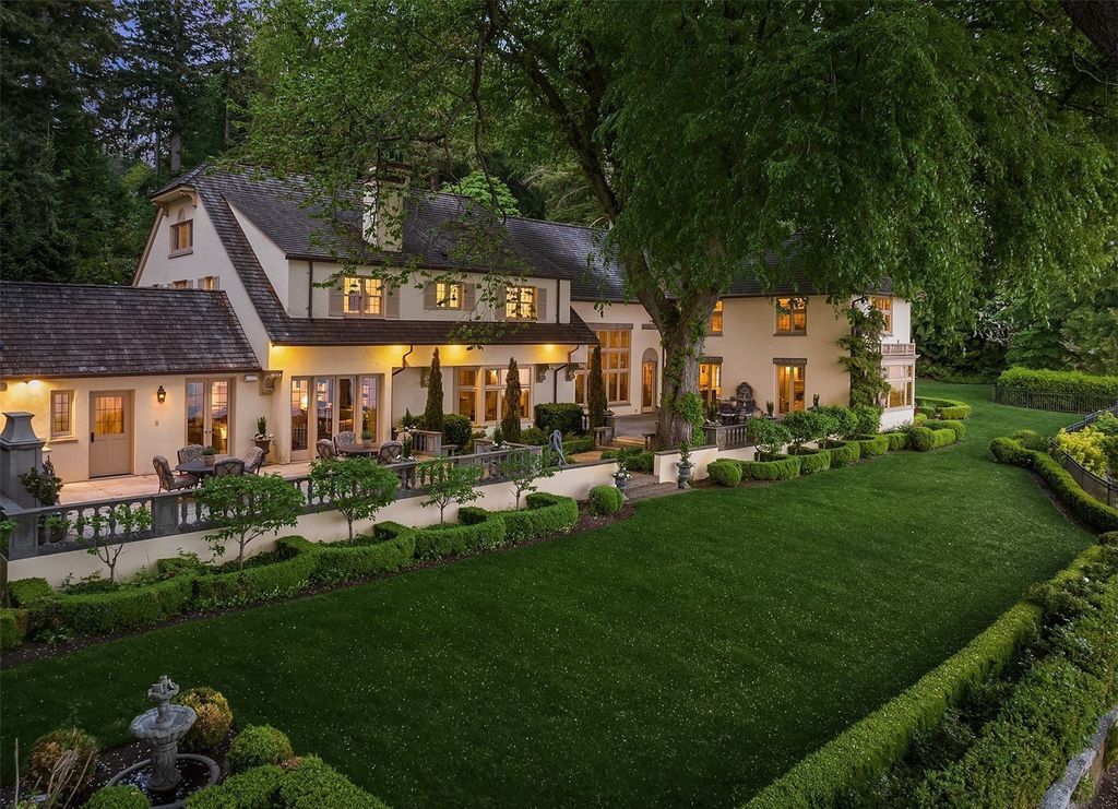 Extraordinary Edwin Ivey Storybook Home with Stunning Mountain Views in Shoreline, WA,  Available for $9.5M
