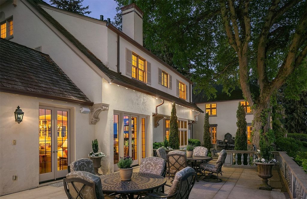 Extraordinary Edwin Ivey Storybook Home with Stunning Mountain Views in Shoreline, WA,  Available for $9.5M