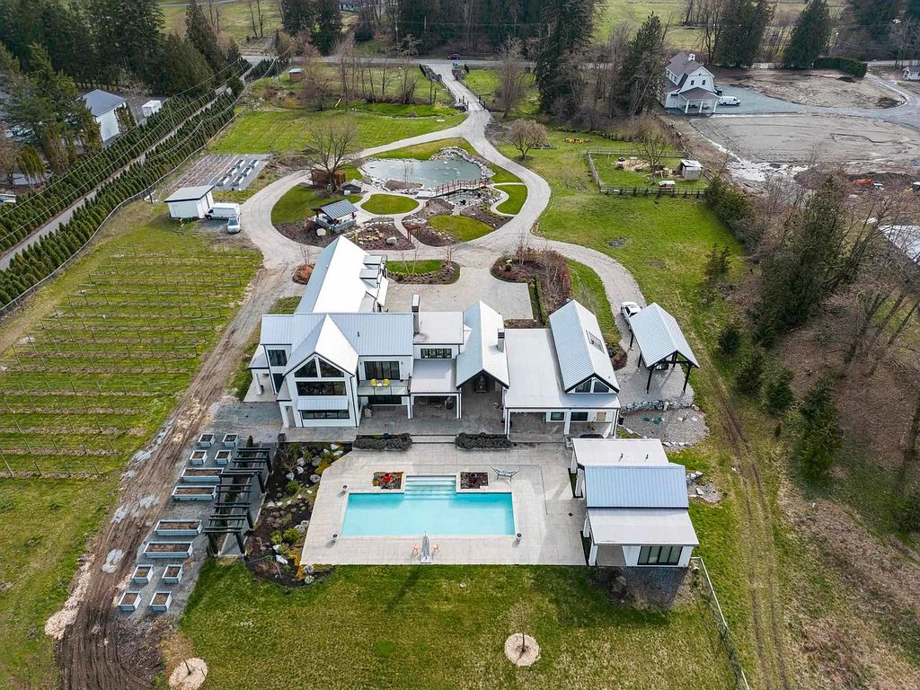Gated Modern Farmhouse in Langley, BC - Perfect Fusion of Napa and Provence Styles for C$7,999
