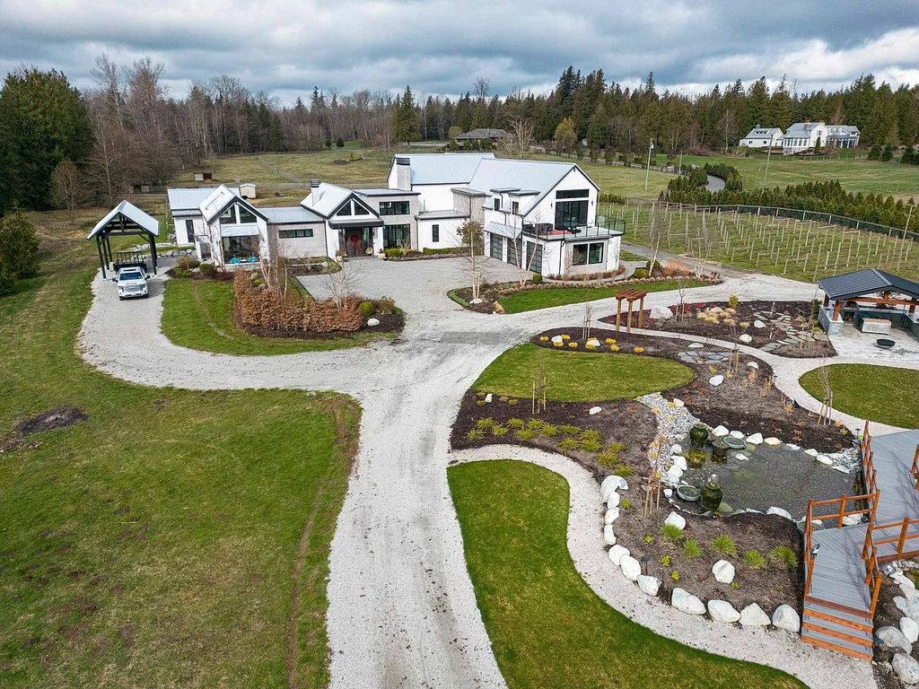 Gated Modern Farmhouse in Langley, BC - Perfect Fusion of Napa and Provence Styles for C$7,999