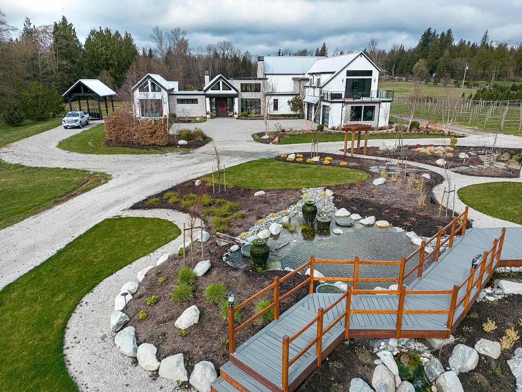 Gated Modern Farmhouse in Langley, BC - Perfect Fusion of Napa and Provence Styles for C$7,999
