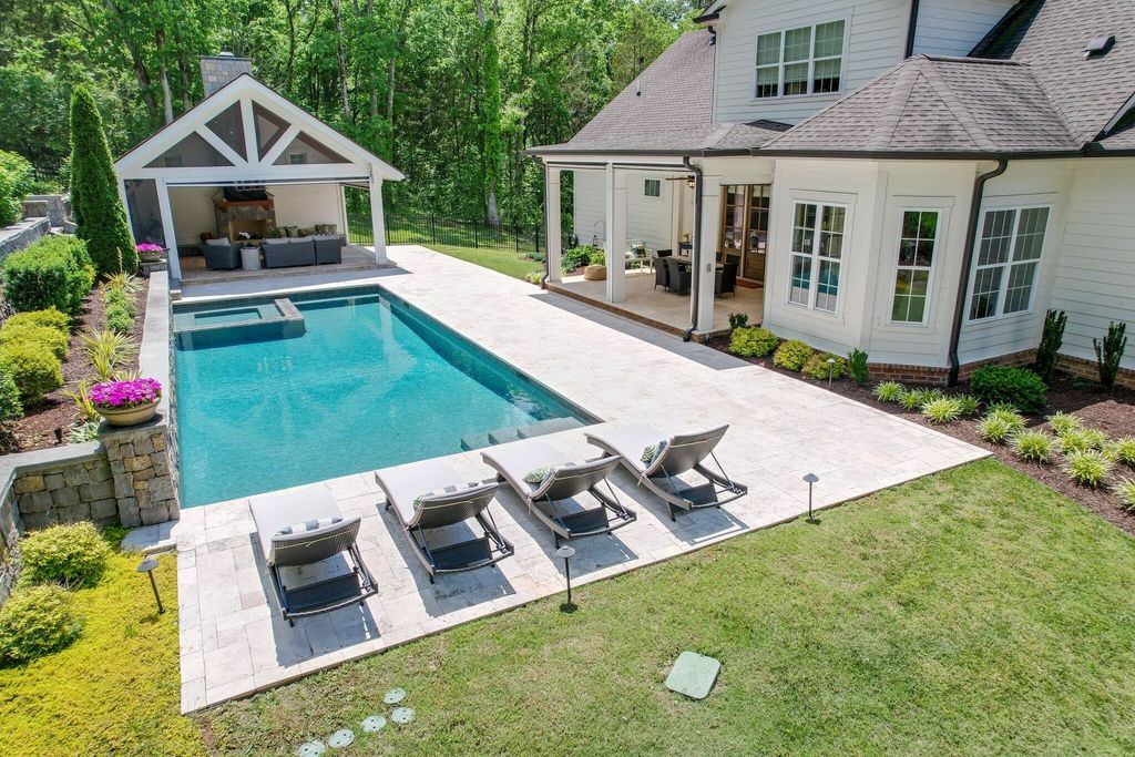 Gorgeous White Custom Farmhouse in Franklin, TN Embraces with its Warm and Welcoming Ambiance, Priced at $3.5M