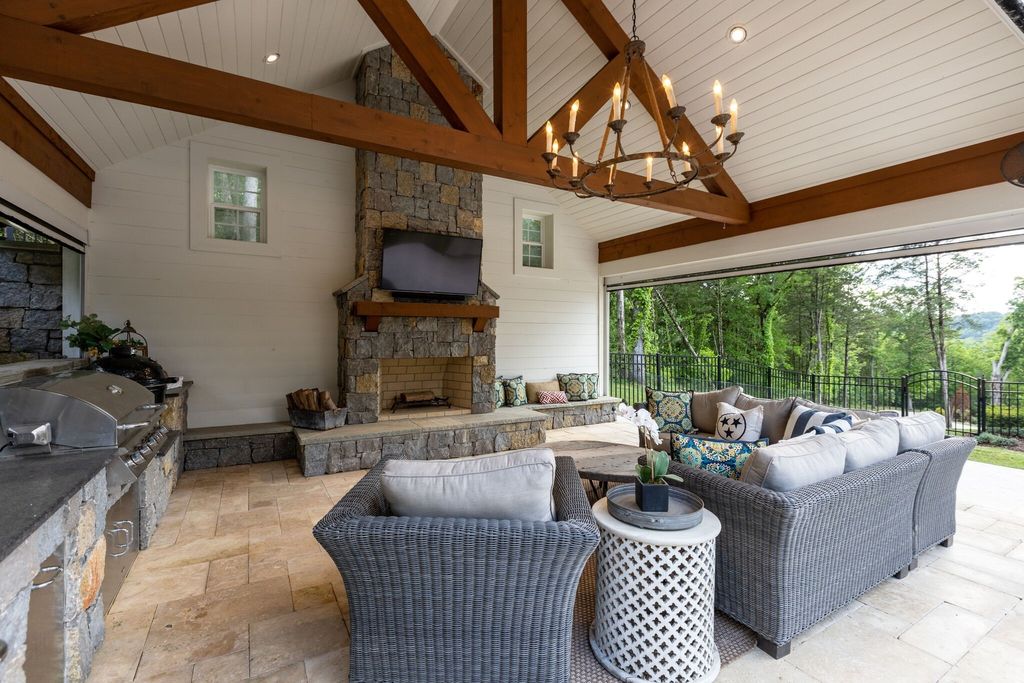 Gorgeous White Custom Farmhouse in Franklin, TN Embraces with its Warm and Welcoming Ambiance, Priced at $3.5M