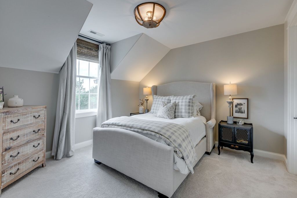 Gorgeous White Custom Farmhouse in Franklin, TN Embraces with its Warm and Welcoming Ambiance, Priced at $3.5M
