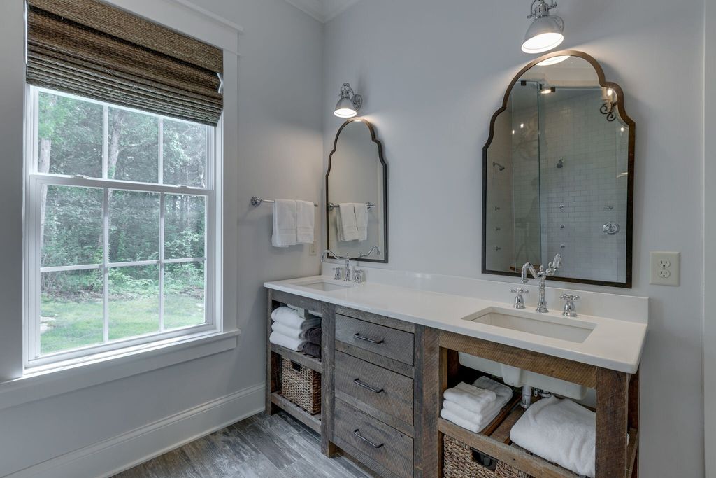 Gorgeous White Custom Farmhouse in Franklin, TN Embraces with its Warm and Welcoming Ambiance, Priced at $3.5M
