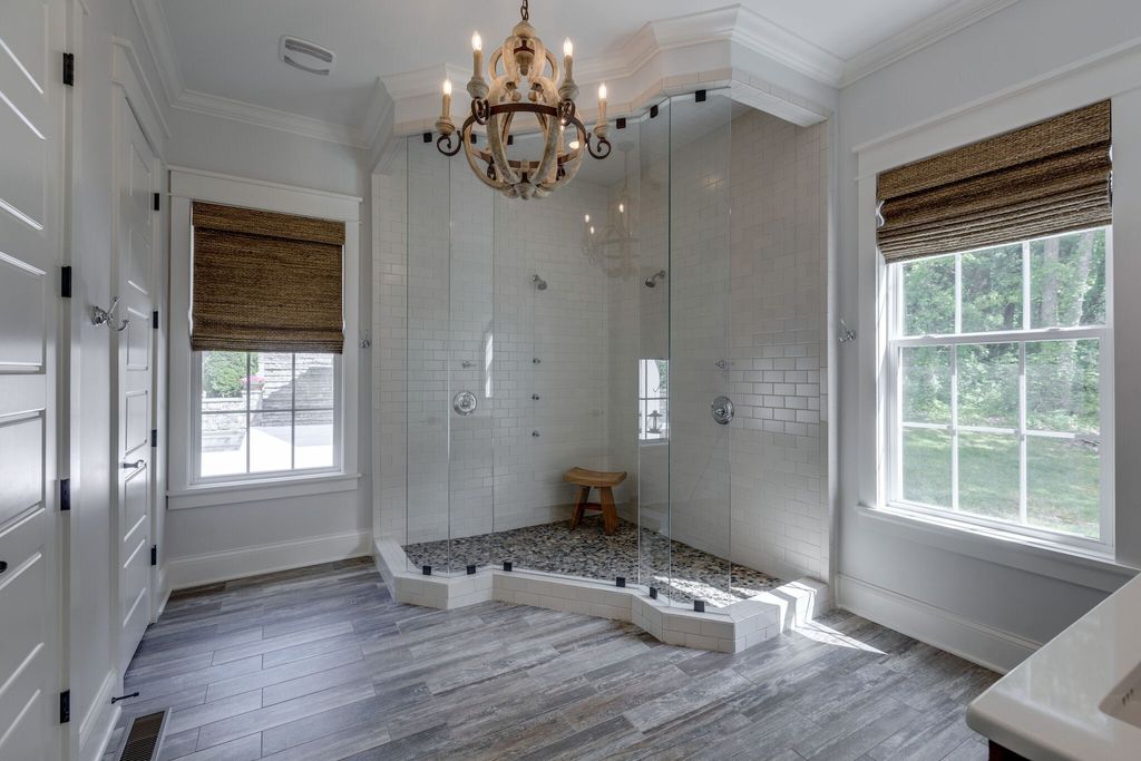 Gorgeous White Custom Farmhouse in Franklin, TN Embraces with its Warm and Welcoming Ambiance, Priced at $3.5M