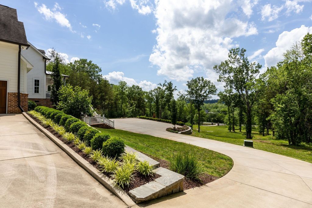 Gorgeous White Custom Farmhouse in Franklin, TN Embraces with its Warm and Welcoming Ambiance, Priced at $3.5M