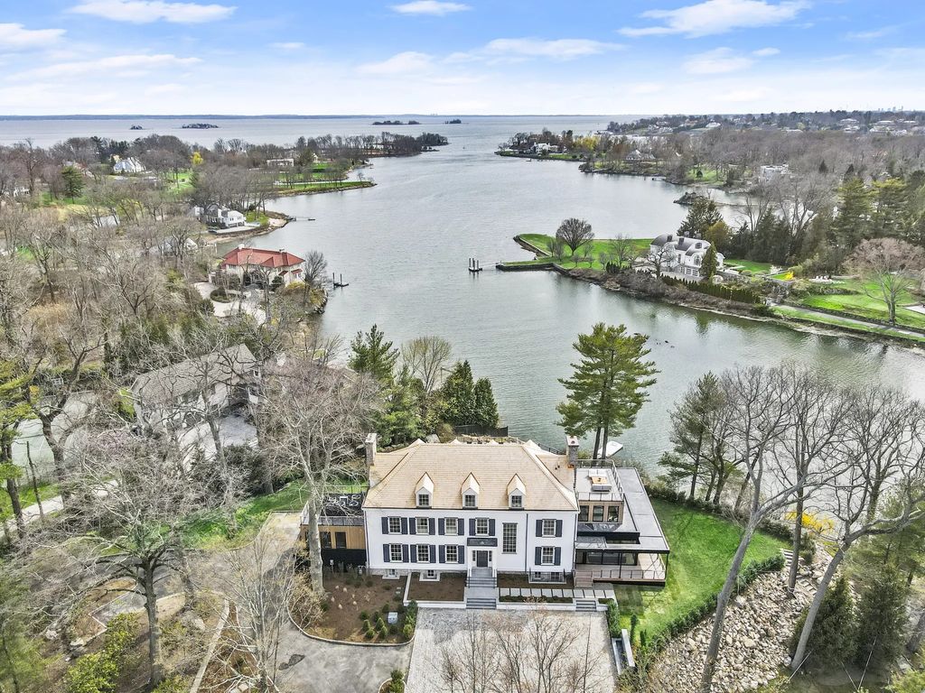 Greenwich, CT Resort-Like Aerie with Stunning Water Views for Sale at $27.95M