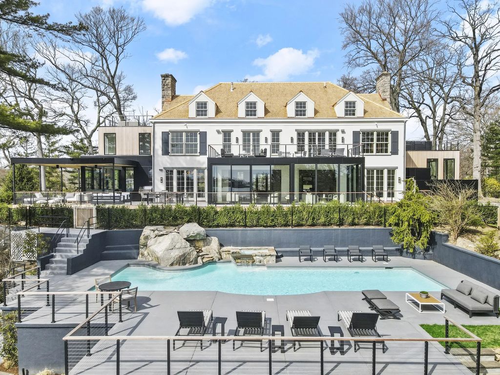 Greenwich, CT Resort-Like Aerie with Stunning Water Views for Sale at $27.95M