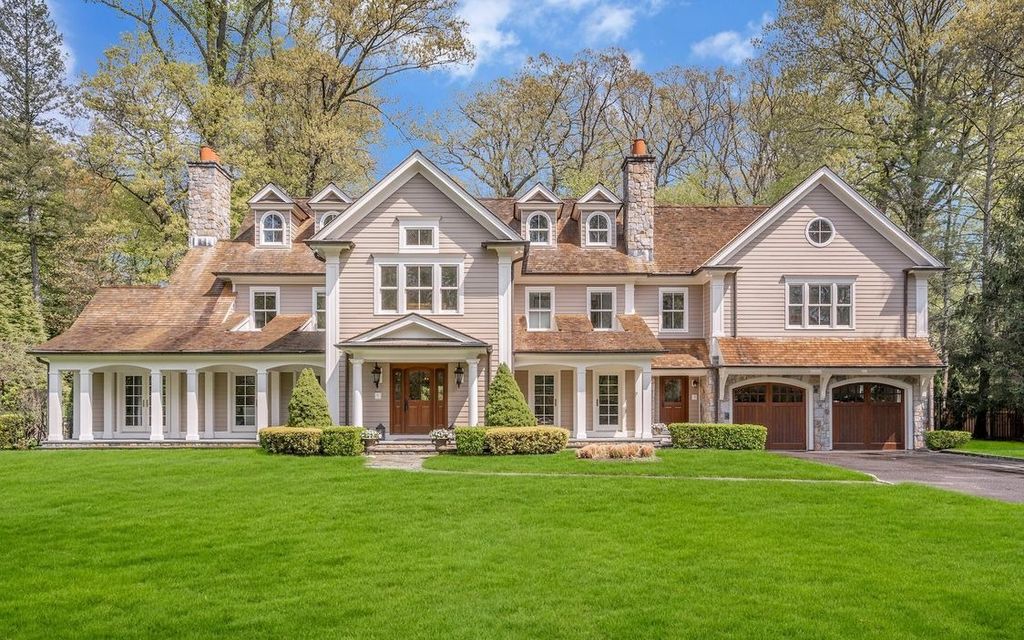Immaculate and Grand Home with Impressive Living Space for Sale in Greenwich, CT for $4.1M