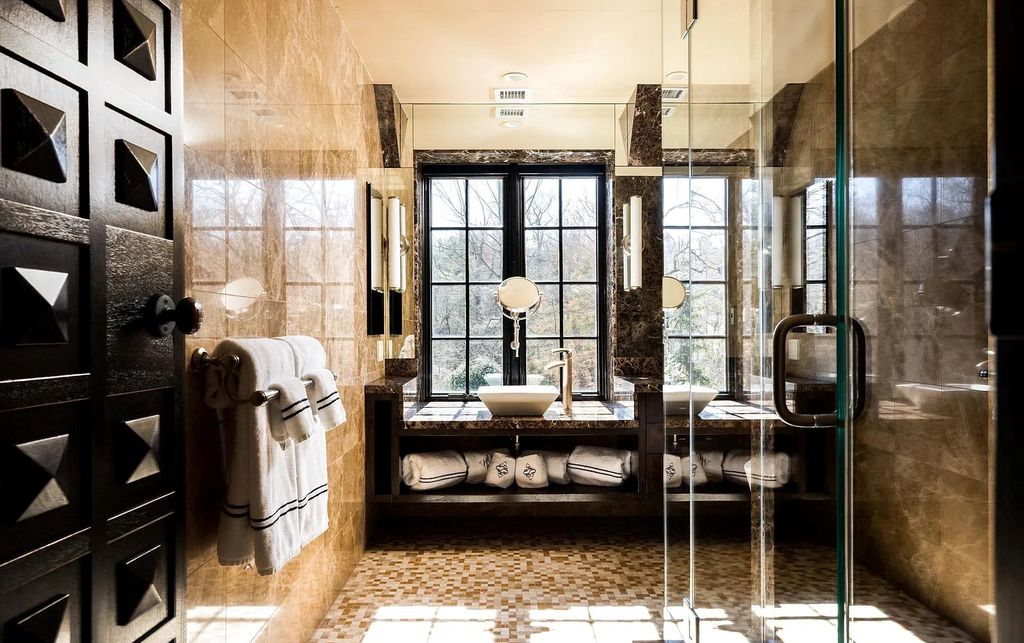 Luxurious $13.9M Property in Gladwyne, PA Surrounded by Serene Greenery and Grand Architecture with Top-Notch Amenities