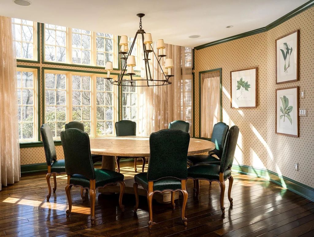 Luxurious $13.9M Property in Gladwyne, PA Surrounded by Serene Greenery and Grand Architecture with Top-Notch Amenities