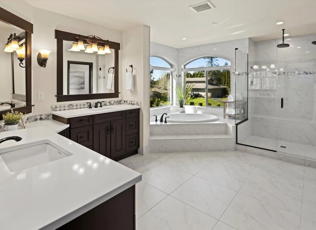 Opulent Montecito Mediterranean Villa of Uncompromising Quality in Woodinville, WA Listed for $3.875M