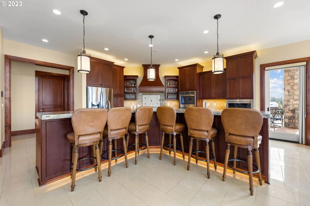 Scenic Private Estate on 5-Acre Gated Property in Ridgefield, WA with Stunning Valley Views for $7.25M