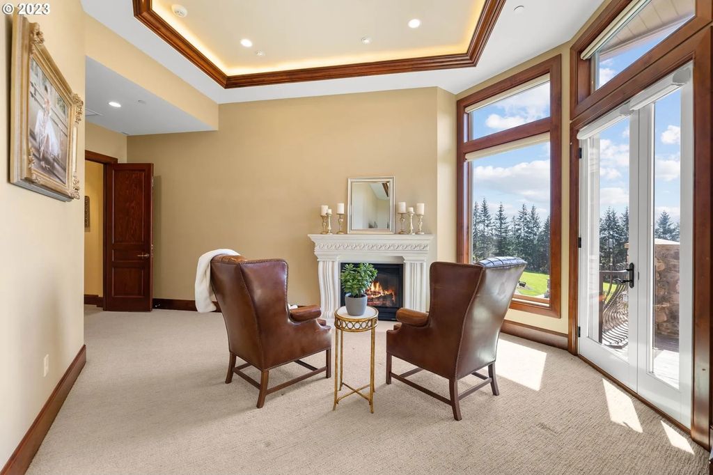 Scenic Private Estate on 5-Acre Gated Property in Ridgefield, WA with Stunning Valley Views for $7.25M