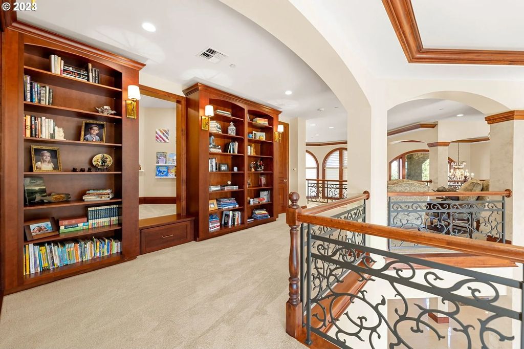 Scenic Private Estate on 5-Acre Gated Property in Ridgefield, WA with Stunning Valley Views for $7.25M