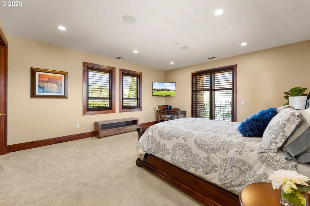 Scenic Private Estate on 5-Acre Gated Property in Ridgefield, WA with Stunning Valley Views for $7.25M