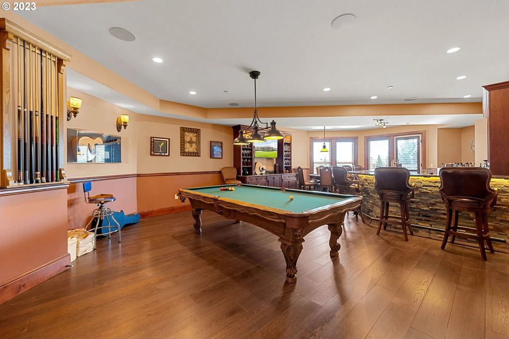 Scenic Private Estate on 5-Acre Gated Property in Ridgefield, WA with Stunning Valley Views for $7.25M