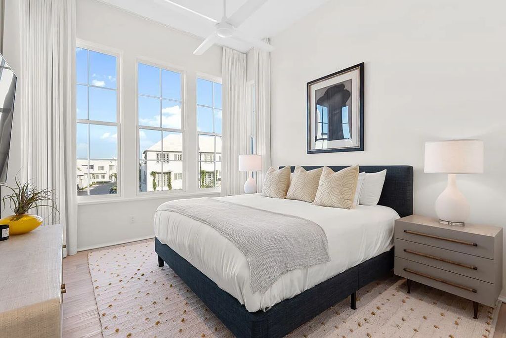 Welcome to 16 N McGee Drive, Inlet Beach, Florida, a stunning Moroccan-style home. Built in 2020, this unique property boasts 3 beds, 4 baths, and 2,741 sqft of luxurious living space.