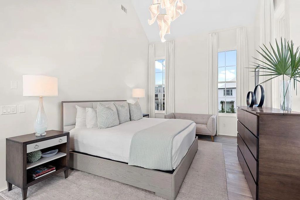 Welcome to 16 N McGee Drive, Inlet Beach, Florida, a stunning Moroccan-style home. Built in 2020, this unique property boasts 3 beds, 4 baths, and 2,741 sqft of luxurious living space.