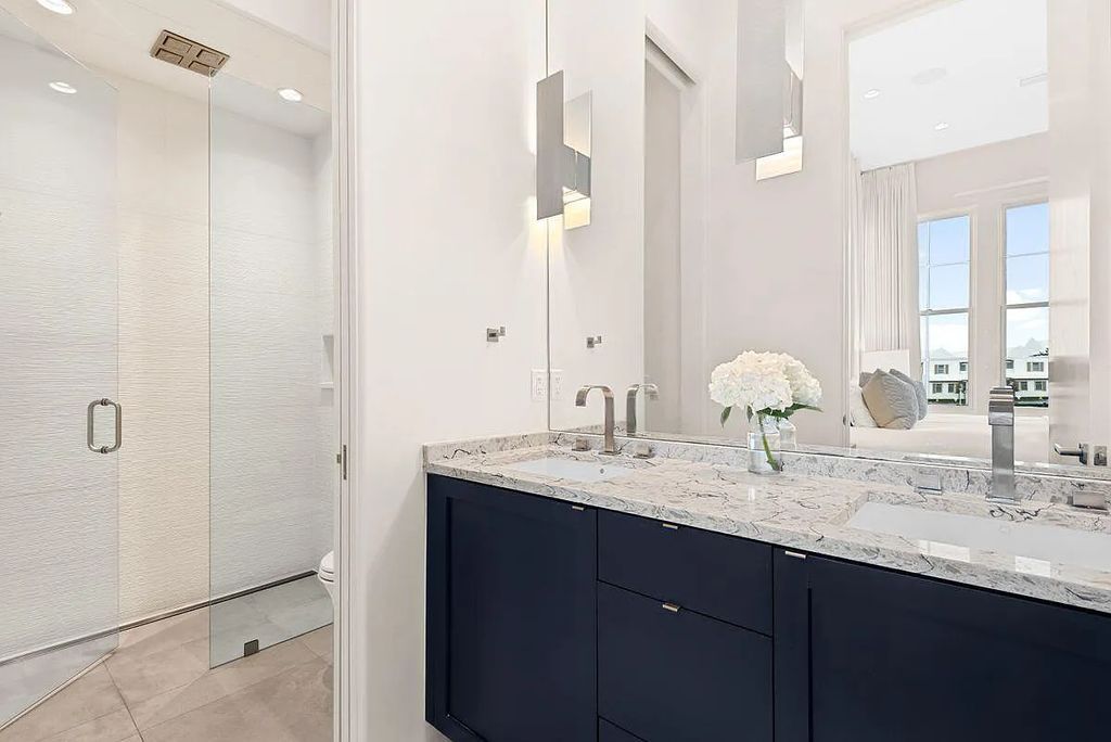 Welcome to 16 N McGee Drive, Inlet Beach, Florida, a stunning Moroccan-style home. Built in 2020, this unique property boasts 3 beds, 4 baths, and 2,741 sqft of luxurious living space.