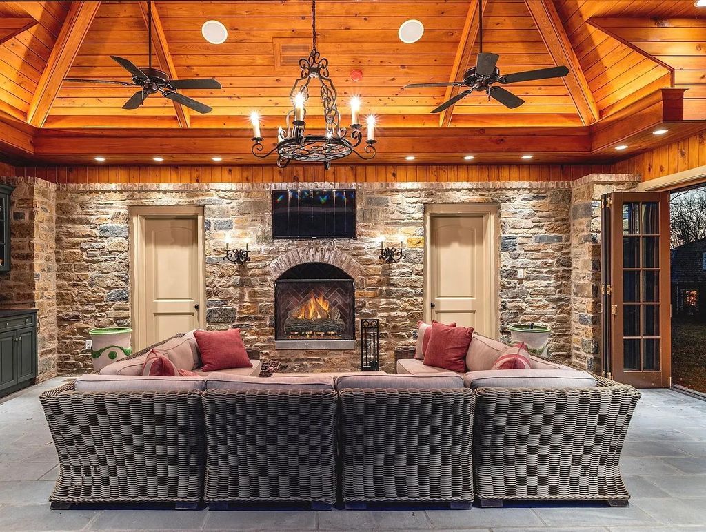 Stone & Brick Normandy-Style Home in Historic Bryn Mawr, PA: Perfectly Updated for Modern Living, Listed at $6.5M