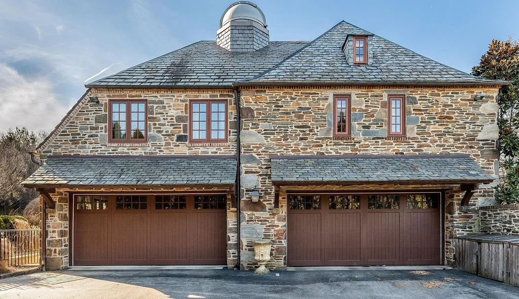 Stone & Brick Normandy-Style Home in Historic Bryn Mawr, PA: Perfectly Updated for Modern Living, Listed at $6.5M