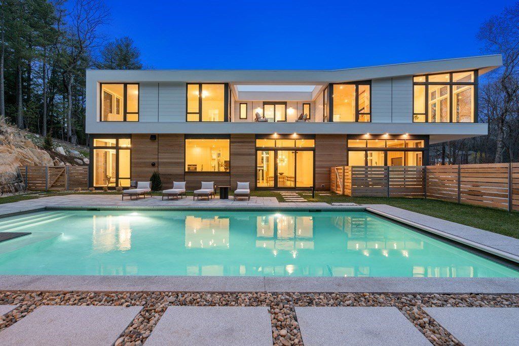 Stunning Weston, MA Residence Embracing Biophilic Principles Hits the Market at $8.399M