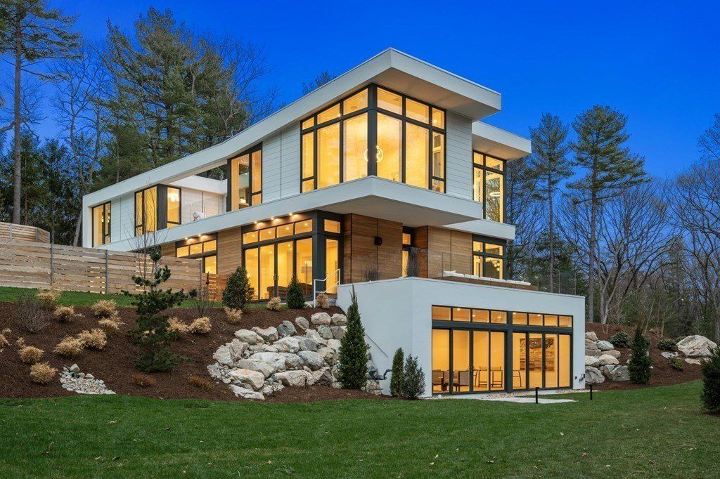 Stunning Weston, MA Residence Embracing Biophilic Principles Hits the Market at $8.399M