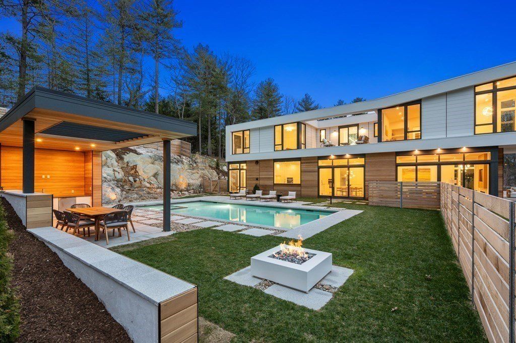 Stunning Weston, MA Residence Embracing Biophilic Principles Hits the Market at $8.399M