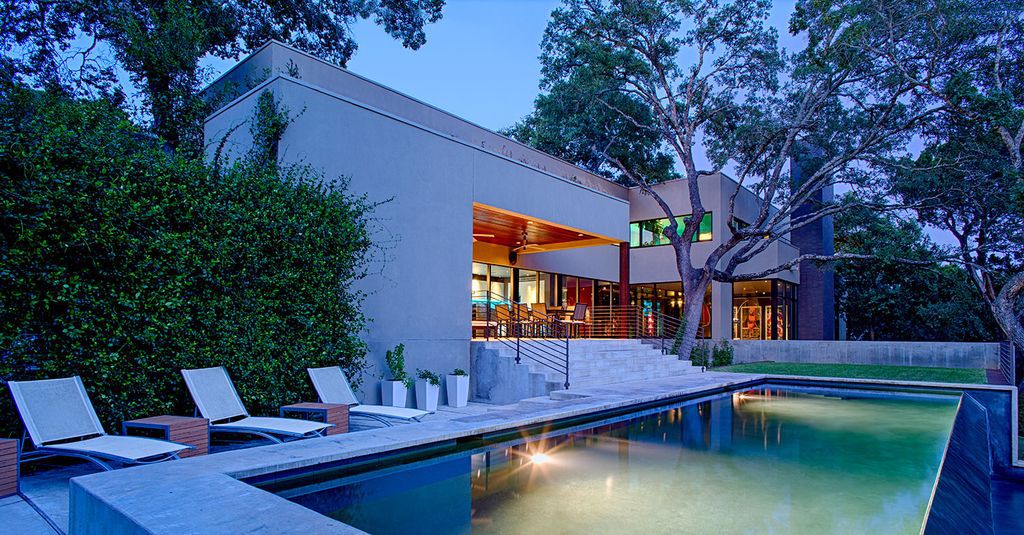 West Lake Hills Residence with impressive landscape by Specht Architects 14