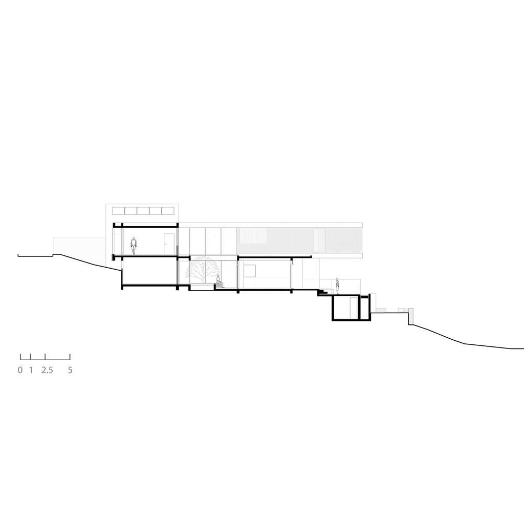 Axial House, harmonious connection with surroundings by TAU Arquitetos